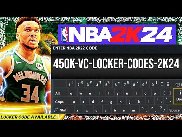 SEASON 8 LOCKER CODES 450K VC LOCKER CODES NBA 2K24 LOCKER CODES (NBA 2K24 LOCKER CODES)