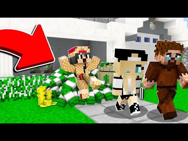 IKKY WIRD MILLIONÄR UND SCHMEISST FAMILIE RAUS IN MINECRAFT