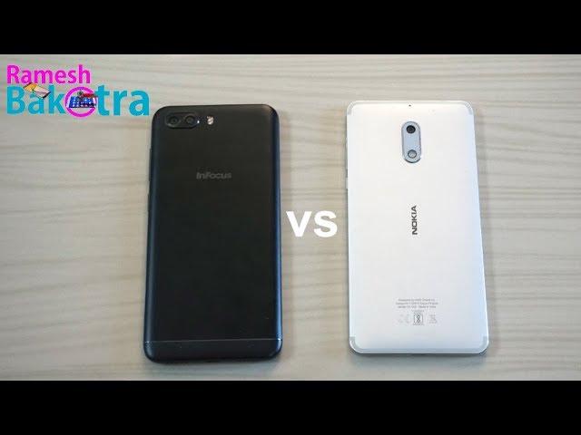 InFocus Turbo 5 Plus vs Nokia 6 Speed Test