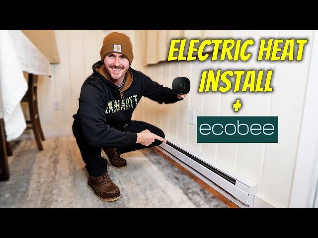 Electric Baseboard Heat Install with ecobee smart Thermostat