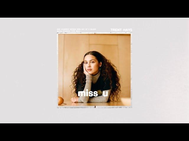 Olivia Rodrigo Acoustic Guitar Type Beat | "miss u" [raw]