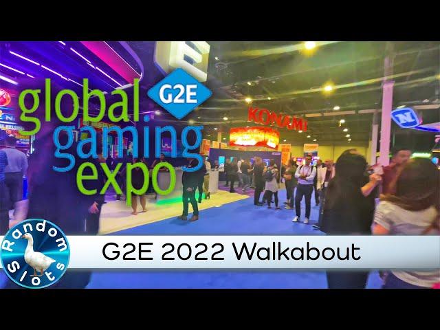 Global Gaming Expo #G2E2022 Slot Machine Previews   Introduction Walkabout