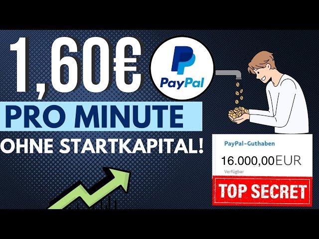 1,60€ PRO MINUTE VERDIENEN Online Geld verdienen ohne Startkapital als Anfänger 2025