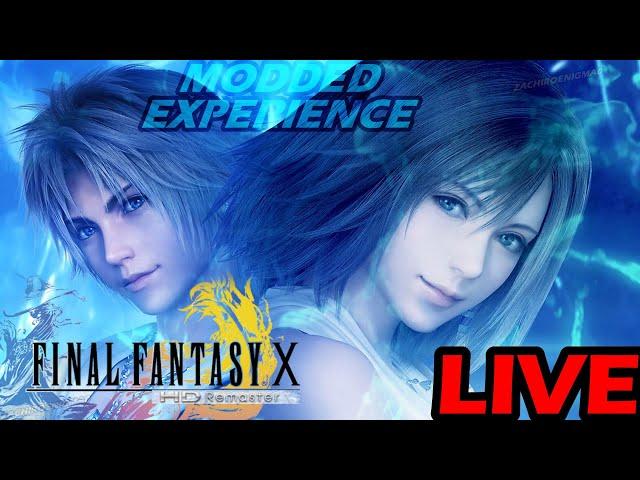 Final Fantasy X HD Remaster - MODDED PLAYTHROUGH PART 8 - LIVE - Enjoy Peeps