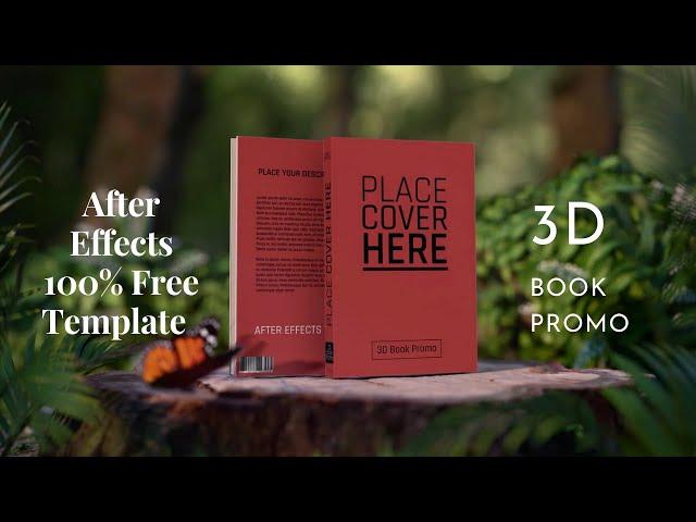 3D BOOK PROMO || DOWNLOAD TEMPLATE 100% FREE || AFTER EFFECTS TEMPLATE