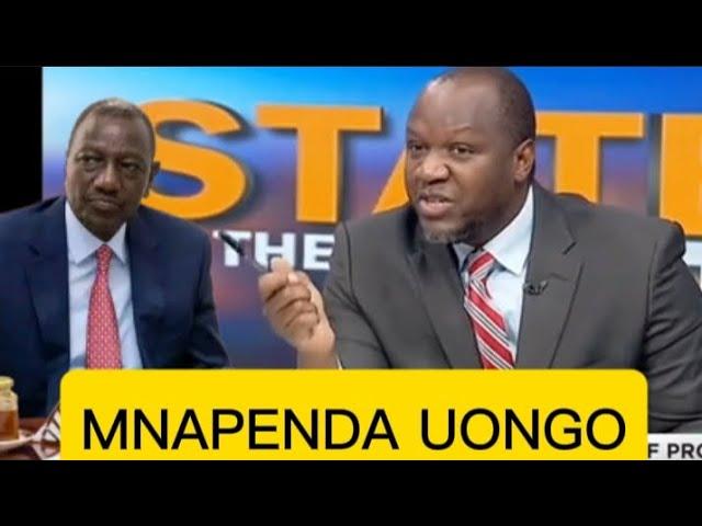 MNAPENDA KUSEMA UONGO KUFURAHISHA RUTO. UDA MPS EMBRASSED BY LAWYER WILLIS OTIENO ON LIVE TV