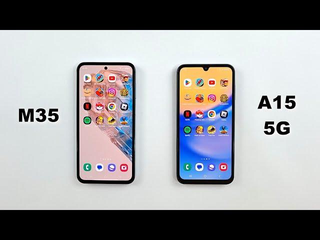 Samsung Galaxy M35 Vs Samsung Galaxy A15 5G - SPEED TEST