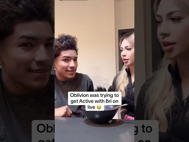 Oblivion was Tryna Get Active With Bri on Live  #oblivion #bri #tiktoklive #kickstreamer #n3on