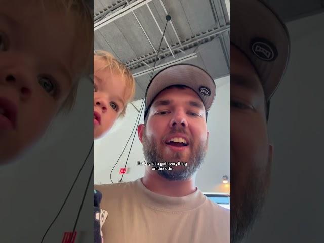 BROKE DAD BUDGET MEAL UNDER $14  OUT TO EAT EDITION.. #dad #meals #food #recipe #vlog #shorts