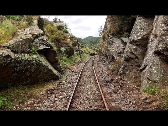 Train Drivers eye View - Dunedin to Hindon - Taieri Gorge Railway