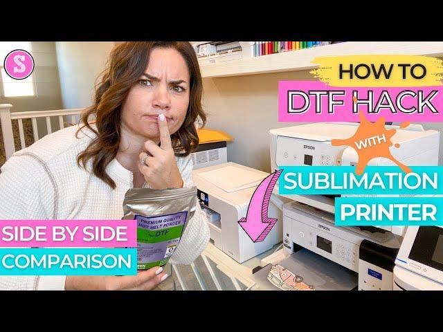  Testing the Viral DTF Printing with Sublimation Ink Hack...Does It Even Work?