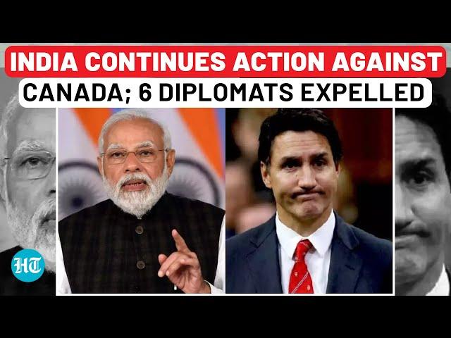 India’s Double Blow To Canada; After Recalling Ambassador, Modi Govt Expels 6 Diplomats | Trudeau