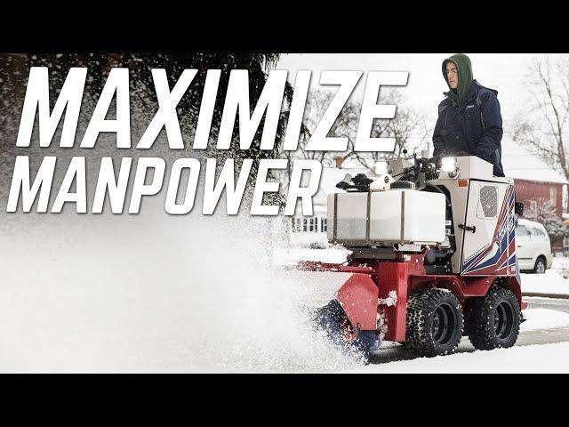 Professional Snow Business Invests in Sidewalk Snow Vehicles