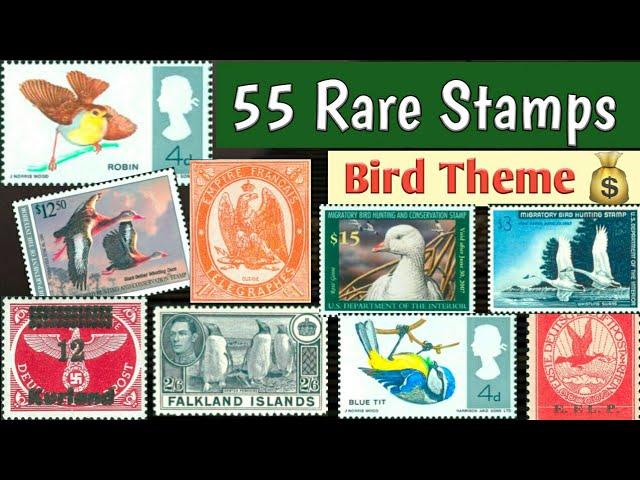 Most Valuable Stamps In The World - Bird Theme Part 3 | Rare Stamp Collection