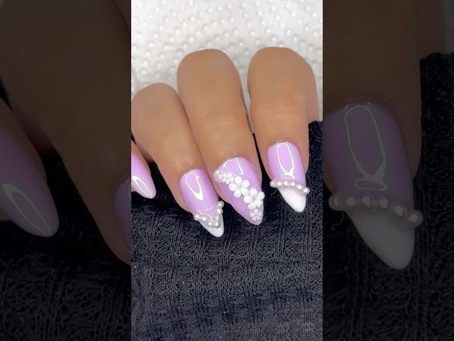 Nails at home | Violet Nails #selfnails #nailart #violetnails