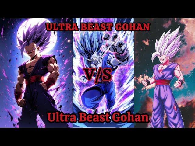 Ultra Beast GohanV/S Ultra Beast Gohan #beastgohan #dbl #dragonball #goku #anime #dblegends #games