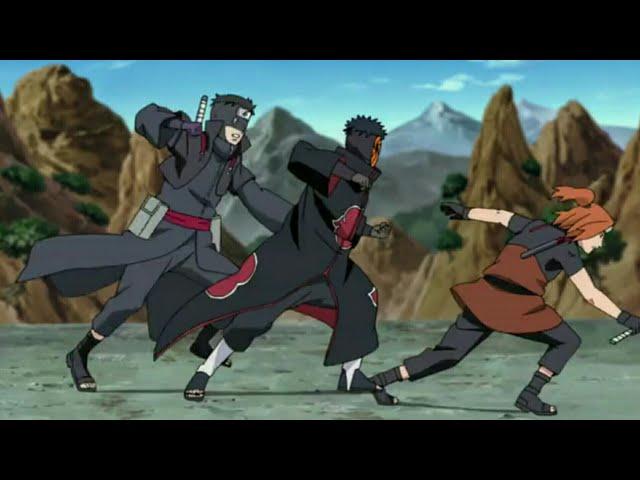 Tobi Vs Foo And Torune | Naruto Shippuden |