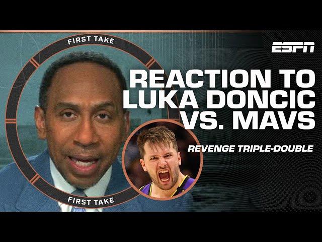 Stephen A. REACTS to Luka's triple-double revenge vs. Mavs + HEATED DEBATE over Cavs  | First Take