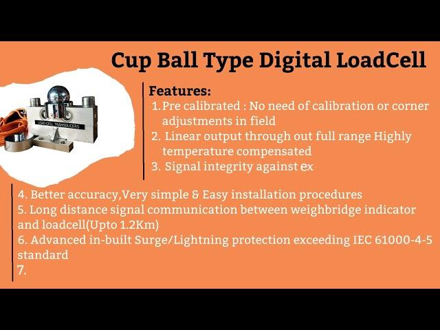 Product Knowledge Series: Cup Ball Type Digital Loadcell