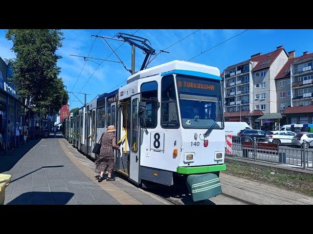 Szczecin, linia 8, Tatra KT4DtM #140+#157