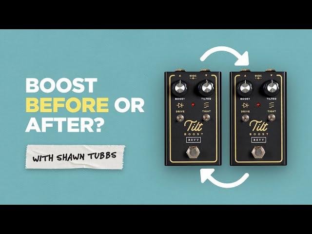 Where Should Your Boost Pedal ACTUALLY Go?