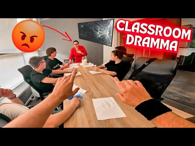 WE BROKE THE TV AND MADE CHAOS IN CLASS. CRAZY ANGRY TEACHER (Epic Parkour POV) #funny #viralvideo