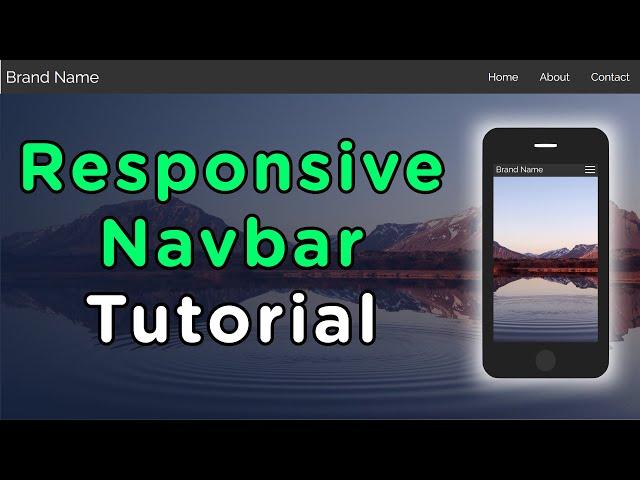 Responsive Navbar Tutorial