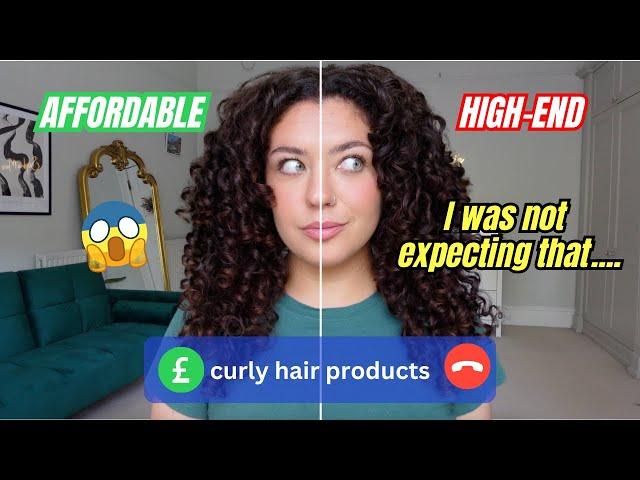 Testing Affordable VS High-End Curly Hair Products | Side by Side