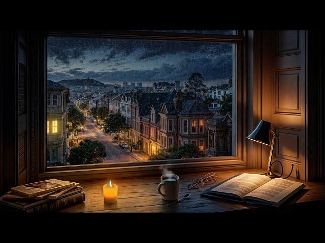 Cozy San Francisco Study Room Ambience - Gentle Rain Sounds For Study, Focus And Relaxation #2