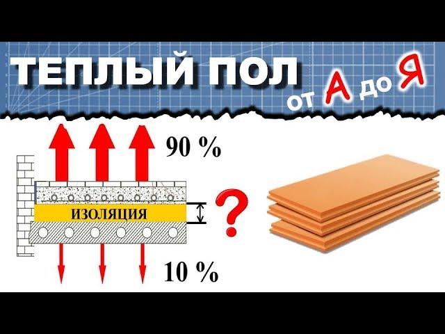 4. Толщина утеплителя теплого пола. Виды теплоизоляции. Теплый пол от А до Я.