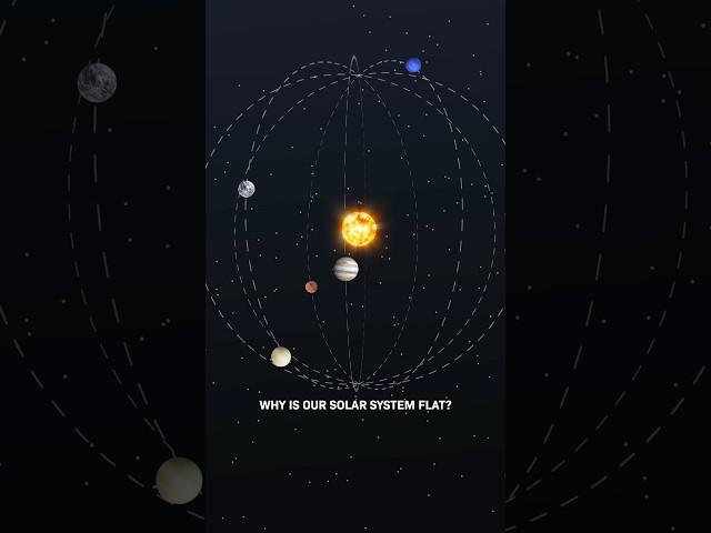 Why Is Our Solar System Flat?