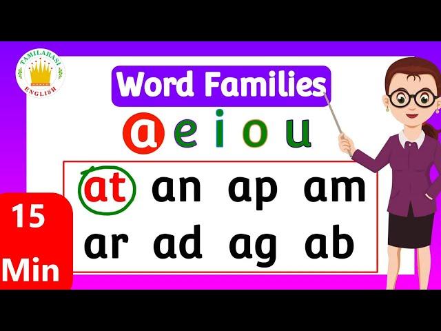 at word family| English Reading Practice for kids |Tamilarasi English Phonics