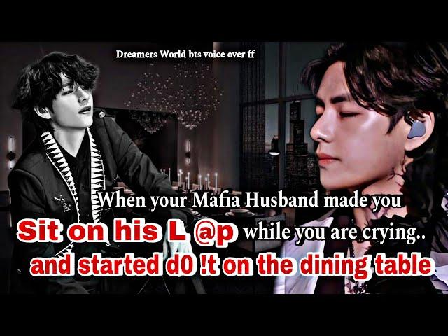 When your Mafia Husband made u Sit on his L@p and started d0!t on the diningtable #btsff #taehyungff