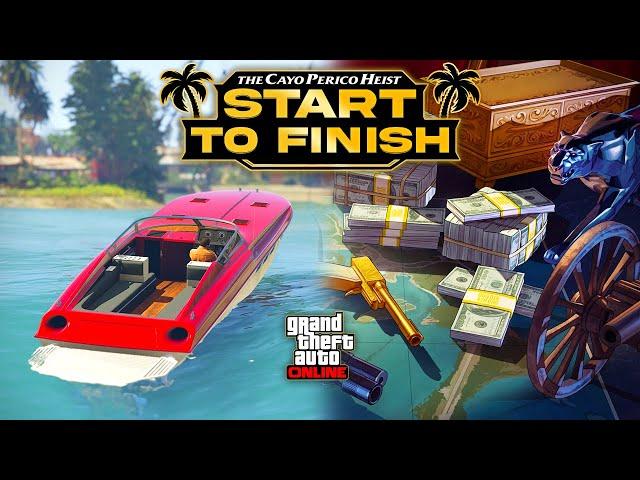 Best Way To Complete The Cayo Perico Heist Solo in GTA 5 Online! (Setups + Finale Guide)