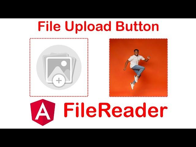 Custom File Upload Button Angular  &  HTML CSS | FileReader Angular | angular tutorial