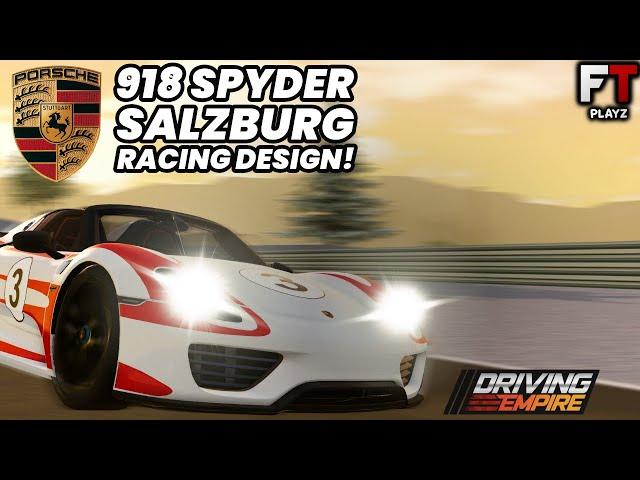 SHOULD YOU BUY PORSCHE 918 SPYDER SALZBURG RACING DESIGN In Roblox Driving Empire?!