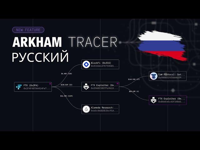 Урок Слежки в Аркхам: отслеживание движения средств через кошельки и блокчейны