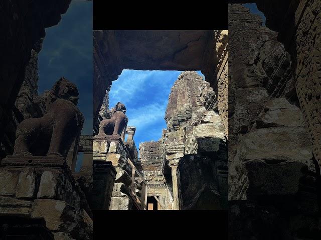 Amazing temple of Bayon in Angkor Archaeological Park