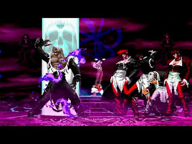 [KOF Mugen] Rugal Bernstein Team vs Orochi Iori Team