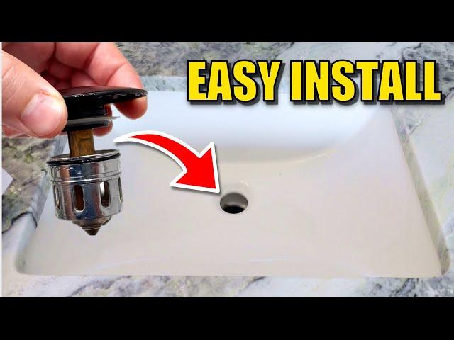 How to Install a Sink Pop Up Drain