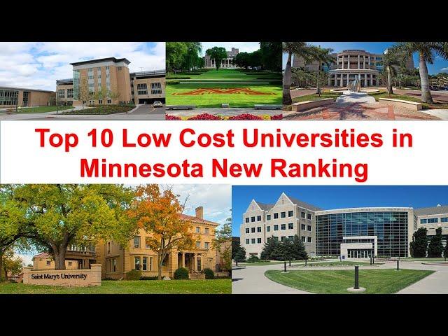 Top 10 LOW COST UNIVERSITIES IN MINNESOTA New Ranking