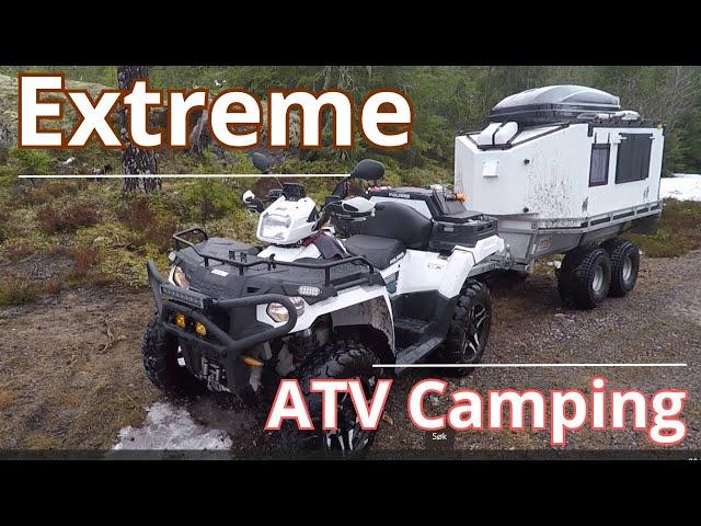 Ekstrem ATV Camping / Extreme ATV Camping / Polaris / Cam Am / Camper trailer/ Overland trailer