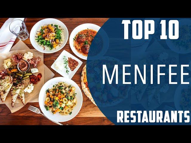 Top 10 Best Restaurants to Visit in Menifee, California | USA - English