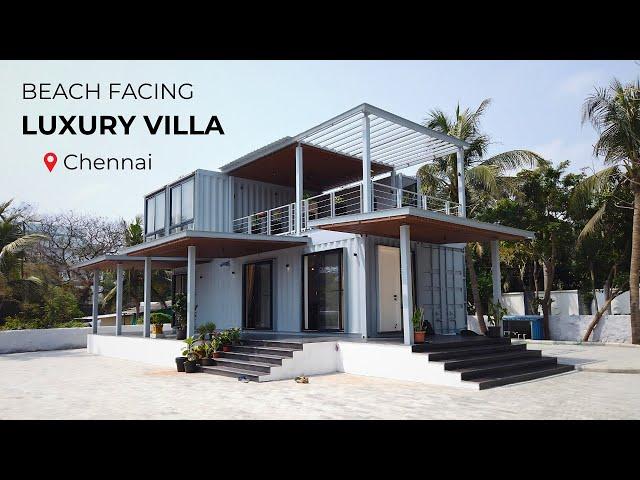 Beach Facing Luxury Villa | Built with 4 Shipping Containers in Chennai | The Habitainer