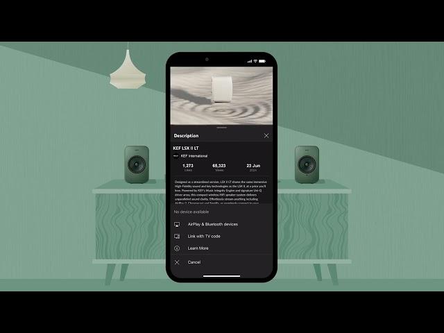 KEF LSX II LT - AirPlay 2 Streaming