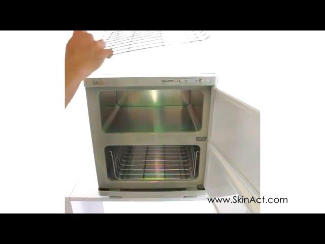 COMBO HOT TOWEL CABINET WITH STERILIZER (2 IN 1)