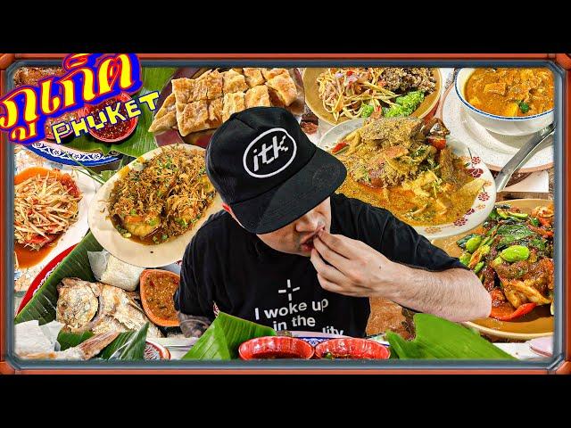 EATING THE BEST FOOD IN PHUKET, THAILAND// PHUKET FOOD TOUR// ROTI, CURRY, SALTED DUCK, CRAB, FISH