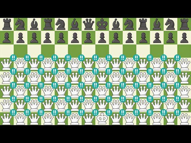 50 QUEENS VS ALL CHESS PIECES | Chess Memes #38