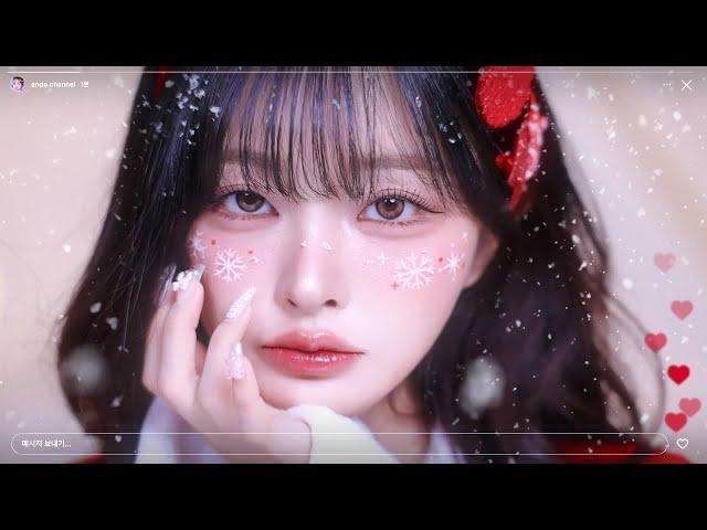 Best shot  Christmas snowflake makeup for beginners ️ (+year-end celebration sharing event )