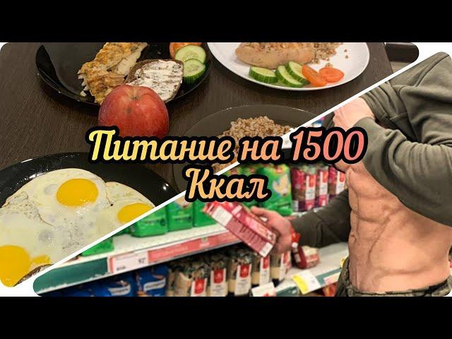 Сушка|Диета. Питание на 1500 ккал